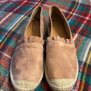 Cochisa Suede neutral Espadrilles. Made in Spain. Size 39.